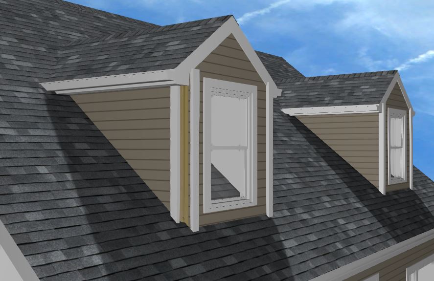 Dormer wall fit to roof | SoftPlanTuts